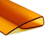 Торцевой профиль оранжевый  8 мм 